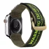Dux Ducis Armband (Outdoor-Version) für Apple Watch Ultra, SE, 8, 7, 6, 5, 4, 3, 2, 1 (49, 45, 44, 42 mm) Nylonband Armband Schwarz Grün