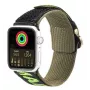 Dux Ducis Armband (Outdoor-Version) für Apple Watch Ultra, SE, 8, 7, 6, 5, 4, 3, 2, 1 (49, 45, 44, 42 mm) Nylonband Armband Schwarz Grün