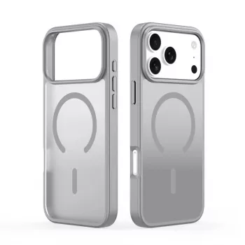 Dux Ducis YIND PC+TPU Case mit MagSafe für Apple iPhone 17 Pro Grau