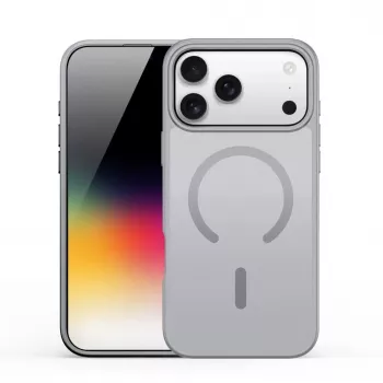 Dux Ducis YIND PC+TPU Case mit MagSafe für Apple iPhone 17 Pro Grau