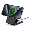 Duzzona W17 3-in-1 Wireless Charger Stand mit MagSafe 15W Schwarz