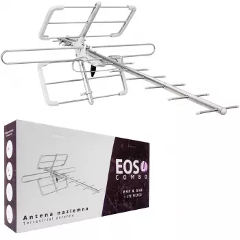 DVB-T/T2 Antenne Spacetronik EOS L Combo Weiß (Passiv)