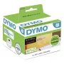 DYMO Authentic LabelWriter Große Adressetiketten 36mm x 89mm Transparent, 2 Rollen mit 130 (260 Etiketten)