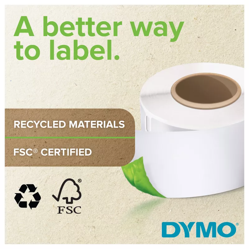 DYMO LabelWriter Adressetiketten 99010, 28x89 mm, Weiß, 2 Rollen mit je 130