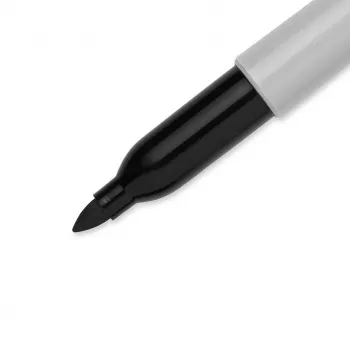 DYMO Sharpie Feinstrich-Permanentmarker Schwarz (2er-Pack)