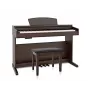 Dynatone SLP-175 RW Digitalpiano mit 88 gewichteten Hammertasten, 128-stimmiger Polyphonie, 40 Klängen, 3 Pedalen, 2x15W Lautsprechern, USB MIDI, Rosenholz