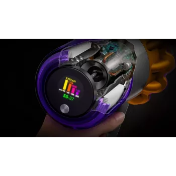Dyson V15s Detect Submarine 2-in-1 Stick-Vakuum, Trocken & Nass, beutellos, 0,77 L, Nickel/Gelb