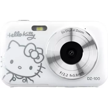 DZ-100 Hello Kitty Weißer tragbarer Lautsprecher mit 3,5-mm-Klinke, 2W RMS, USB-betrieben