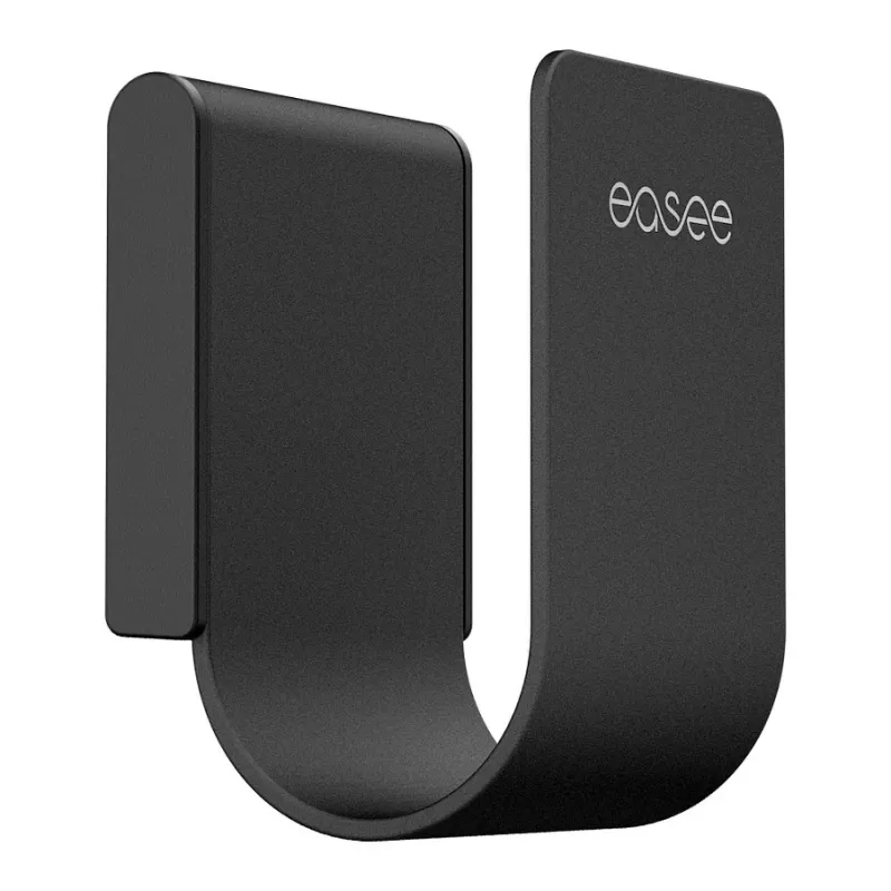 Easee U-Hook Standard Wandhalterung für 1 Ladekabel – Schwarz (UH001-Black)