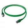 EasyLan FlexBoot Cat.6A S/FTP Patchkabel, Grün, 0,50m