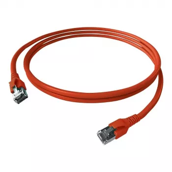 EASYLAN FlexBoot Patchkabel Cat.6A S/FTP Rot 2m