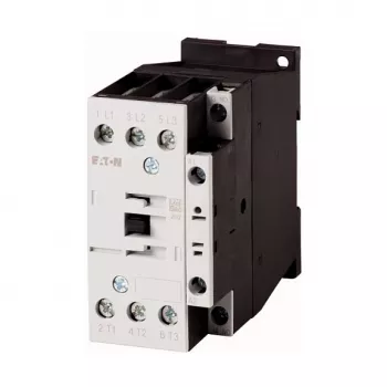 Eaton DILM32-10 Leistungsschütz – 3 Pole + 1 NO Hilfskontakt, 230V AC 50/60Hz Spule, 15kW @ 400V AC-3, 32A, Schraubanschlüsse, IP20, 277268