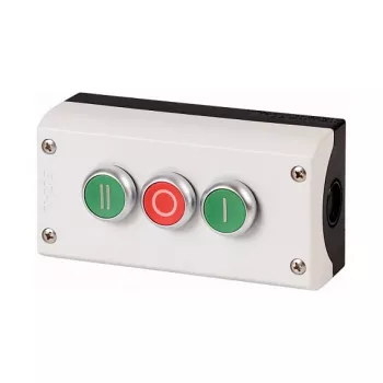 Eaton M22-I3-M1 Leuchtdrucktaster, 3NO+3NC, Grün, 22,5 mm, IP69K