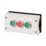 Eaton M22-I3-M1 Leuchtdrucktaster, 3NO+3NC, Grün, 22,5 mm, IP69K