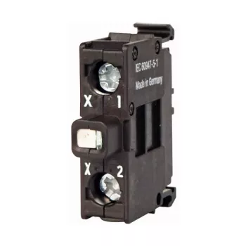 Eaton M22-LEDC-W Weißes LED-Element, Basisbefestigung, 12-230V AC/DC, 8-15mA, Schraubklemmen