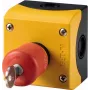 Eaton M22-PVS/KC11/IY Not-Aus-Pilztaster mit Schlüsselbetätigung, 1NC/1NO, 22,5 mm, IP66, Rot