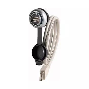 Eaton M22-USB-SA USB-Adapterkabel, 0,6 m, USB-A auf M22, Schwarz – 107412