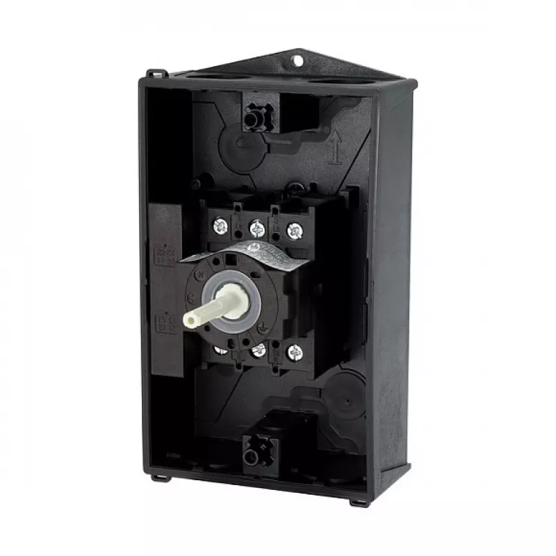 Eaton P1-25/I2/SVB/HI11 25A 3-poliger Hauptschalter mit Not-Aus, Aufbaumontage, IP65, Rot/Gelb