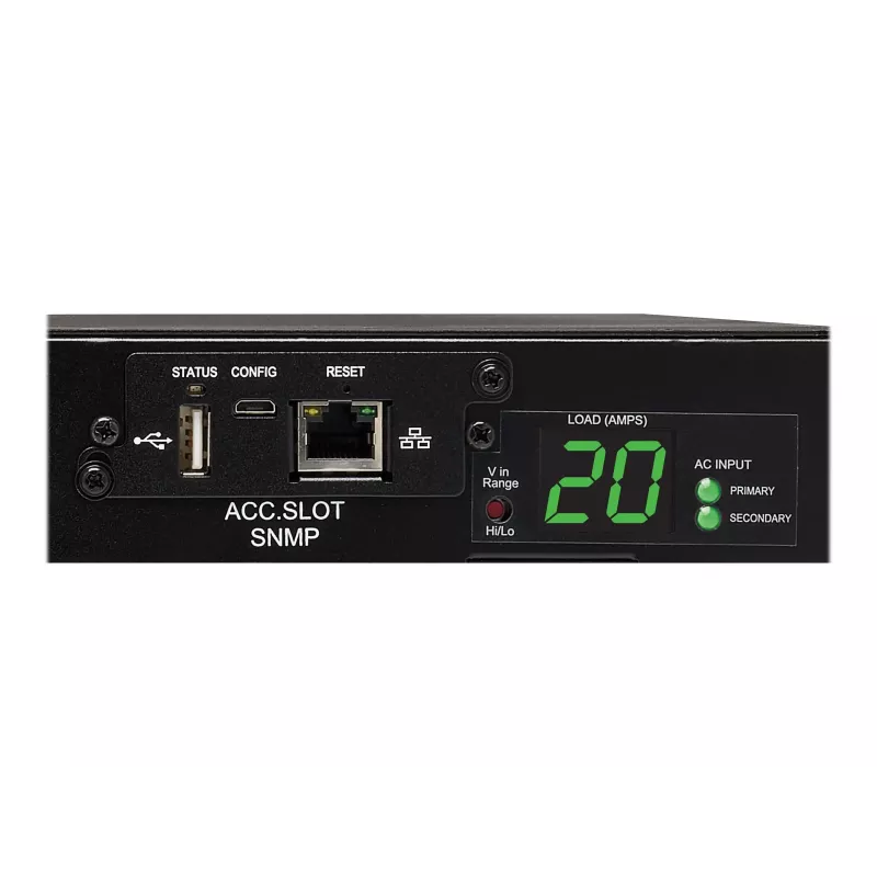 EATON PDUMH20HVATNET Metered PDU 20A 208/240V 0U Vertical Rackmount mit 20 Steckdosen