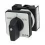 Eaton T0-1-15431/E 1-poliger Nockenschalter 20A, 690V AC, Schwarz/Grau, Frontbefestigung, IP65