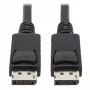 EATON Tripp Lite Series DisplayPort-Kabel mit Verriegelungssteckern, 4K 60 Hz (M/M), Schwarz, 10 ft. (3,05 m)