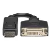 EATON Tripp Lite Series DisplayPort-auf-DVI-I-Adapterkabel (M/F), 15,2 cm (6 Zoll)