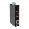 Eaton Tripp Lite Series Industrial Gigabit PoE++ Injektor, 60W, 802.3bt, Midspan, -40°C bis 75°C, IP30, Dual 24-57VDC, DIN-Schiene, 1-Port, Schwarz
