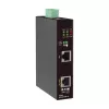 Eaton Tripp Lite Series Industrial Gigabit PoE++ Injektor, 60W, 802.3bt, Midspan, -40°C bis 75°C, IP30, Dual 24-57VDC, DIN-Schiene, 1-Port, Schwarz