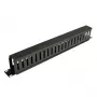 Eaton Tripp Lite Series Rack Enclosure Horizontal Cable Manager (Finger Duct) 1URM - Schwarz - 1U - 19 Zoll