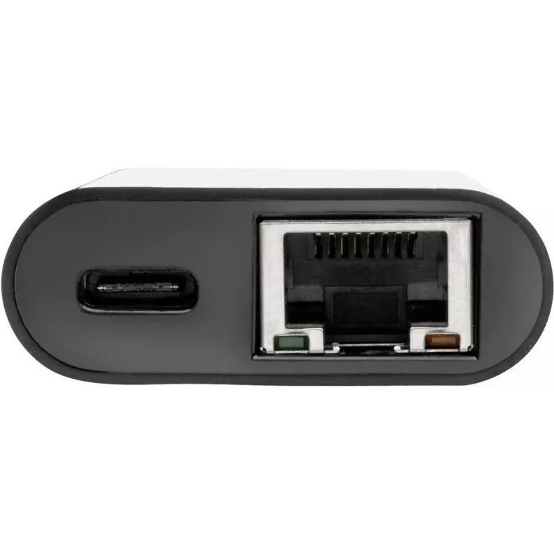Eaton Tripp Lite U436-06N-GB-C USB-C auf Gigabit Ethernet Adapter mit USB-C PD-Ladefunktion - Thunderbolt 3 - Schwarz