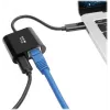 Eaton Tripp Lite U436-06N-GB-C USB-C auf Gigabit Ethernet Adapter mit USB-C PD-Ladefunktion - Thunderbolt 3 - Schwarz