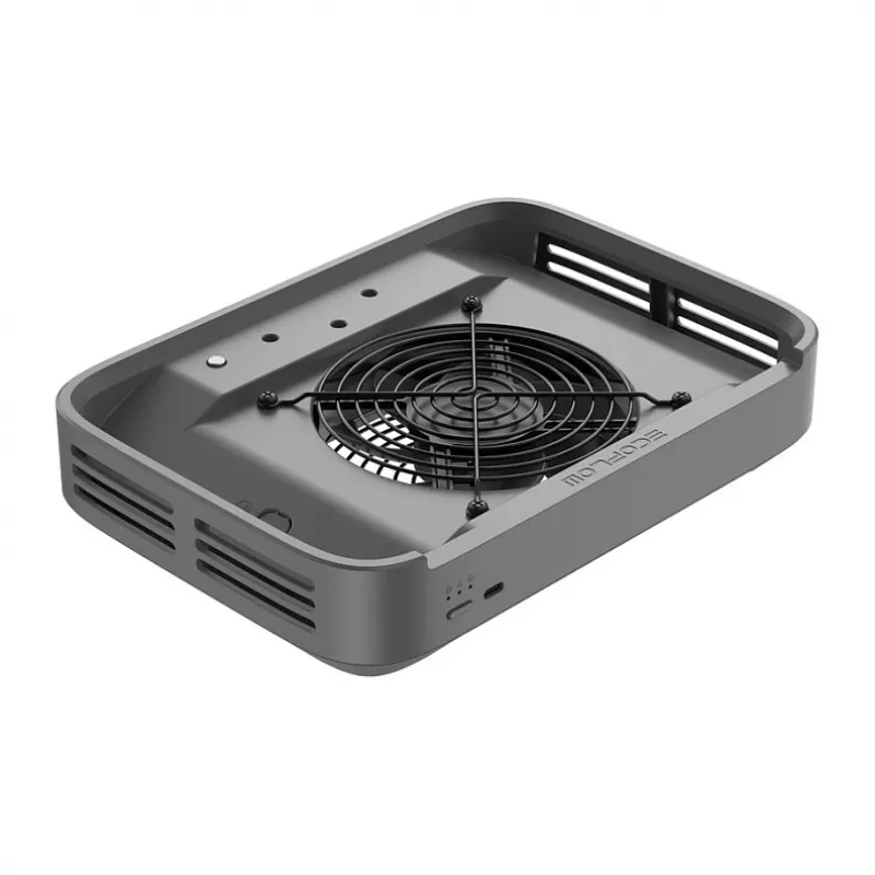 EcoFlow Smart Cooling Deck für Glacier Tragbarer Kühlschrank - faltbar, magnetisch, mit Schneidebrett, Becherhaltern, LED-Licht & Stauraum