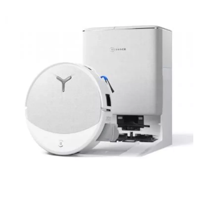 ECOVACS DEEBOT T90 Omni Saugroboter mit Absaug- und Wischstation, 3000 Pa, Weiß