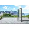 Edbak POK90 Outdoor-Bodenständer-Gehäuse für Samsung LH46OHA 46 Zoll