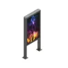 Edbak POK90 Outdoor-Bodenständer-Gehäuse für Samsung LH46OHA 46 Zoll