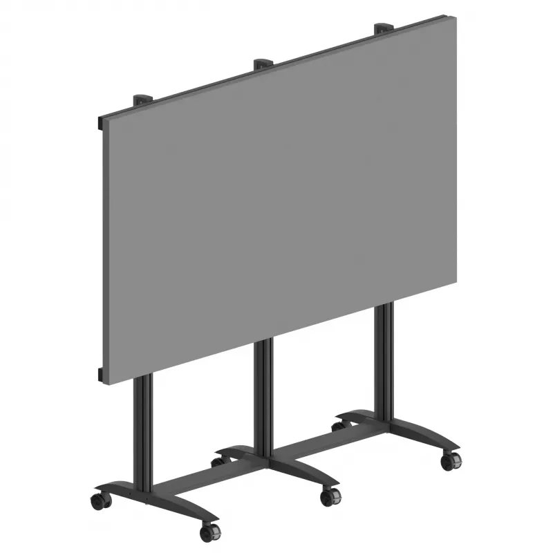 EDBAK TRV400.006 mobiler Ständer für Samsung 130-Zoll-IAC-LED-Display, 200 kg, Schwarz