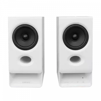 Edifier R20BT Kompakte Bluetooth 2.0 Lautsprecher mit Umgebungslicht, Weiß