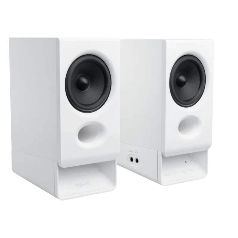Edifier R20BT Kompakte Bluetooth 2.0 Lautsprecher mit Umgebungslicht, Weiß