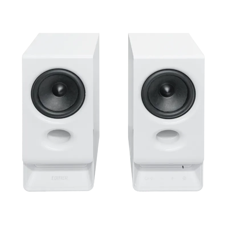 Edifier R20BT Kompakte Bluetooth 2.0 Lautsprecher mit Umgebungslicht, Weiß