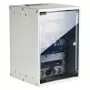 EFB 10-Zoll Wandgehäuse 9U 300mm Tiefe Lichtgrau (RAL 7035) mit Sicherheitsglastür