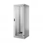 EFB 19-Zoll Netzwerkschrank Set PRO 42U, 800x1000 mm, RAL7035, 4-Lüfter-Dacheinheit, Stromversorgung + Sockel