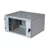 EFB 19 inch Wandgehäuse 12U, schwenkbar, 2-teilig, RAL 7035, Tiefe 500 mm