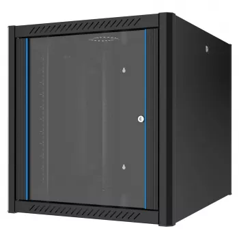 EFB 19 inch Wandschrank 26U, 800mm Tiefe, RAL9005 Tiefschwarz