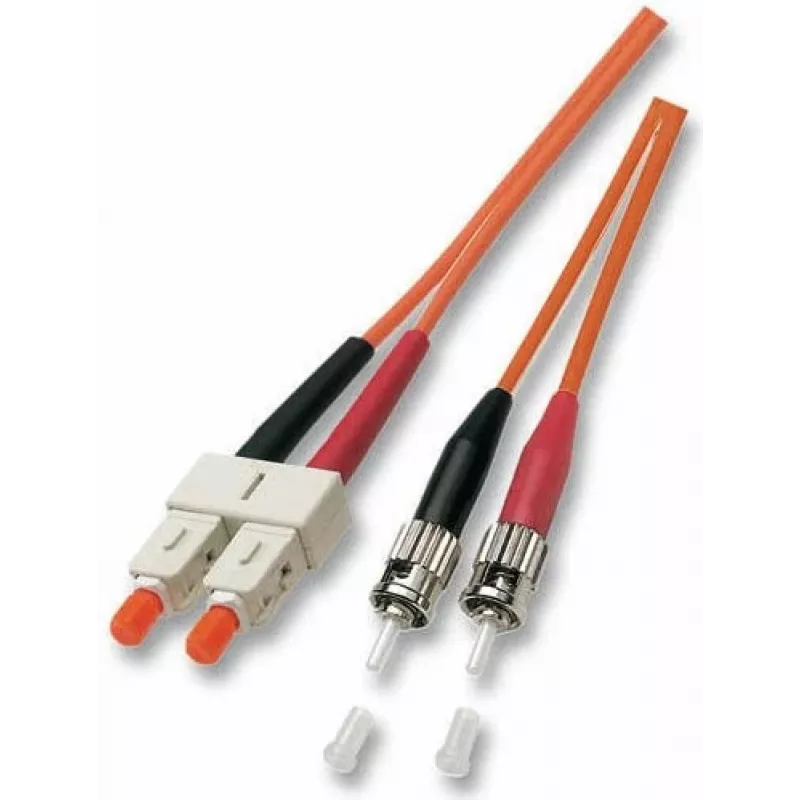 EFB Duplex Glasfaser-Patchkabel SC-ST OM3 50/125µm LSZH Aqua 5m