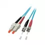 EFB Duplex Glasfaser-Patchkabel SC-ST OM3 50/125µm LSZH Aqua 5m