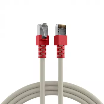 EFB ECOLAN Cat.5e SF/UTP Crossover Patchkabel, RJ45, CCA, PVC, Grau, 0,5m