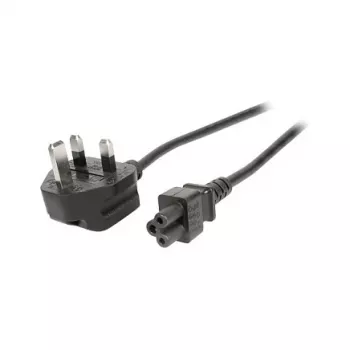 EFB EK499.1,8 UK-Netzkabel BS 1363A auf IEC C5 1,8 m Schwarz 3x0,75 mm²