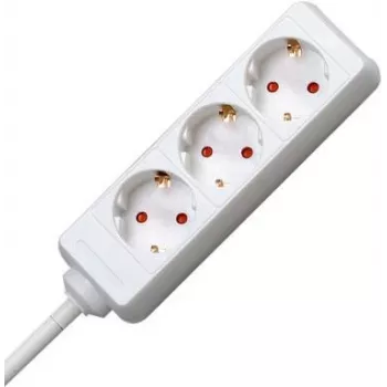 EFB Electronics Steckdosenleiste 3x Schuko CEE 7/7 1,5m Schwarz