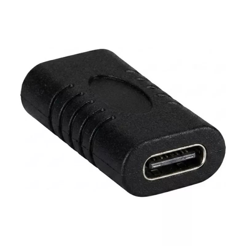 EFB Electronics USB 3.2 Type-C Adapter, Type-C Female - Type-C Female, Schwarz