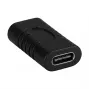 EFB Electronics USB 3.2 Type-C Adapter, Type-C Female - Type-C Female, Schwarz